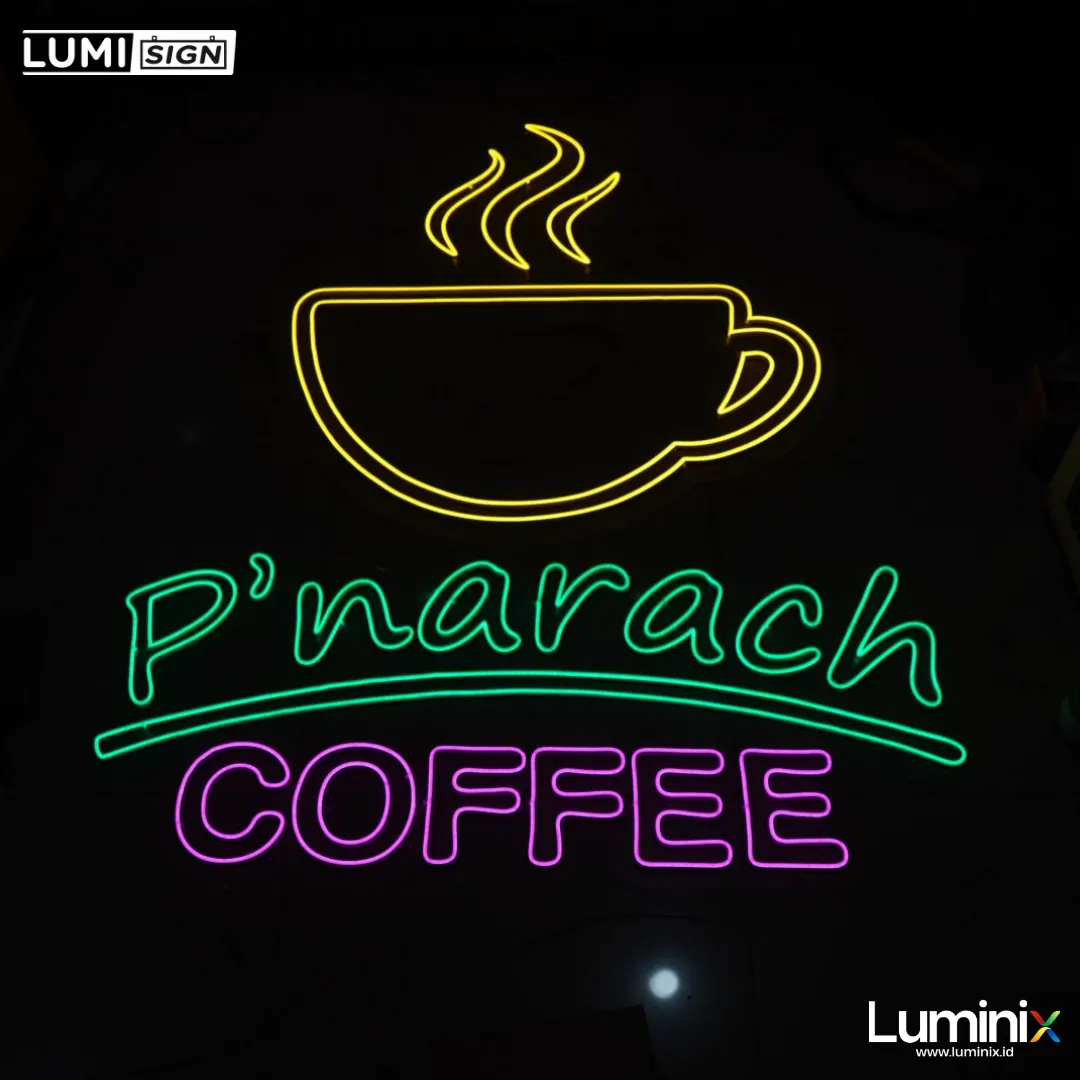 Neon box P’narach Coffee
