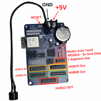 Konektor daya 5V kontroler JWS
